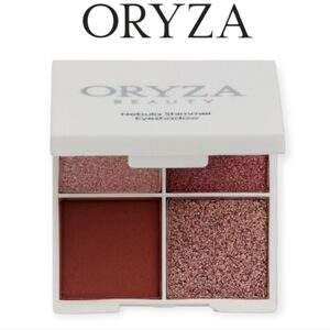 ORYZA Nebula Shimmer Palette Mineral Infused Eyeshadow Blendable Pigmented Color